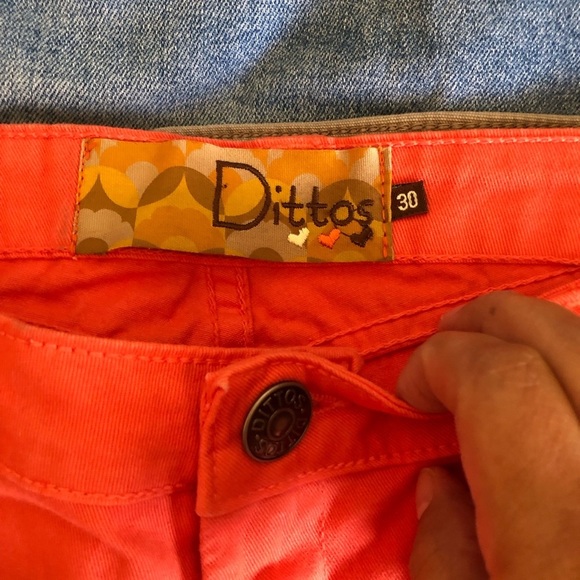 Y2K Dittos Orange? Coral Super Flared Jeans Low Rise Size 30 - Picture 11 of 11